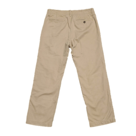 American Eagle Men's Relaxed Straight Leg & Flat Front Chino Pants w/ Pockets - Picture 6 of 7